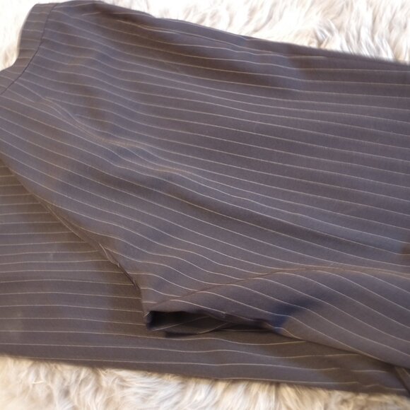 Vintage Pin Stripe Ladies Pants By Wardrobe Essentials - Picture 3 of 9